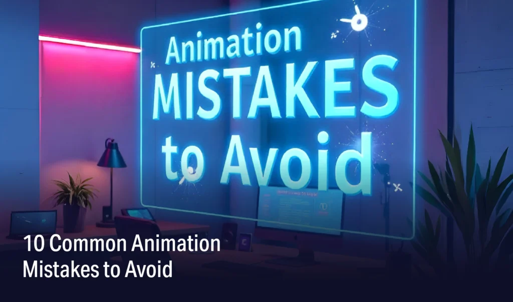 Animation Mistakes to Avoid by Innova Designz