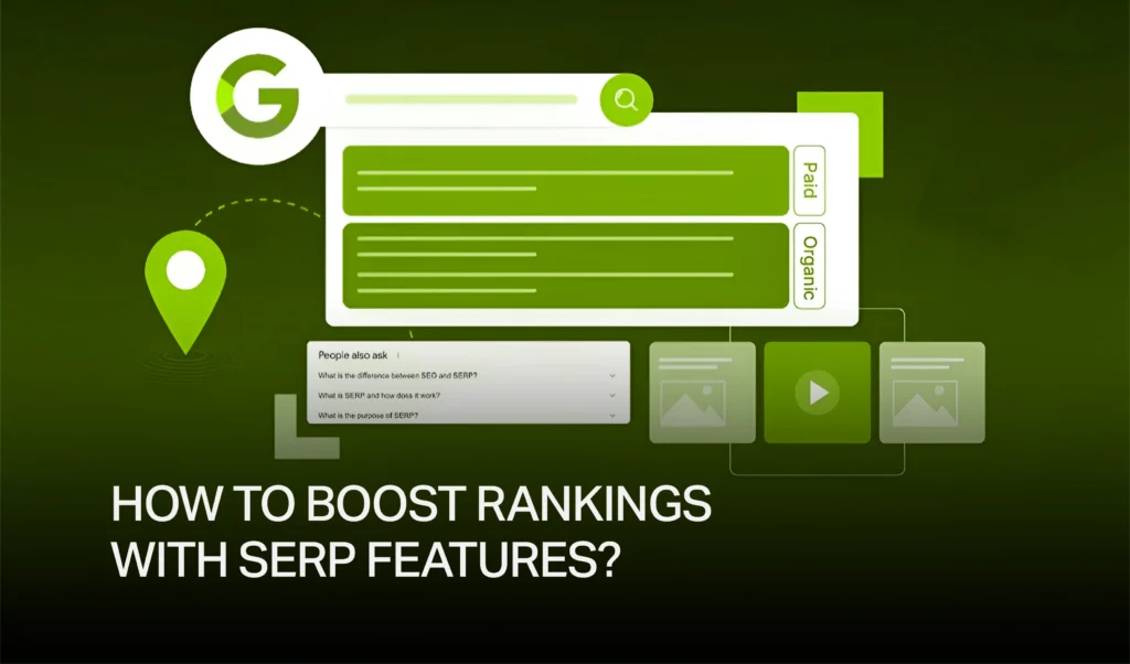 how to boost rankings with Serp features